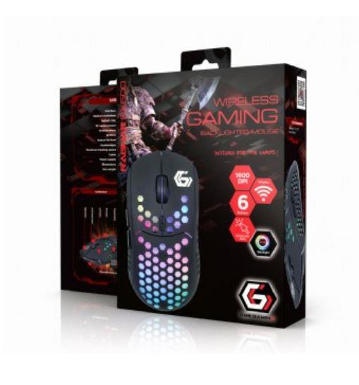 MOUSE USB OPTICAL WRL RGB/GAM MUSG-RAGNAR-WRX500 GEMBIRD - Image 3