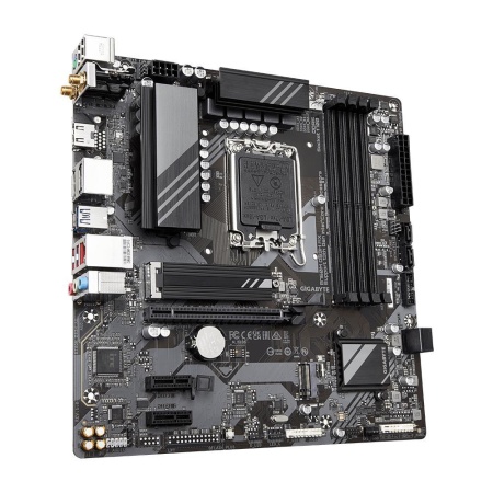Mainboard GIGABYTE Intel B760 Express LGA1700 Micro-ATX Memory DDR5 Memory slots 4 2xPCI-Express 3.0 1x 1xPCI-Express 4.0 16x 2xM.2 1xHDMI 2xDisplayPort 2xAudio-In 1xAudio-Out 2xUSB 2.0 3xUSB 3.2 1xUSB-C 1xPS/2 1xRJ45 B760MDS3HAX1.2 - Image 4