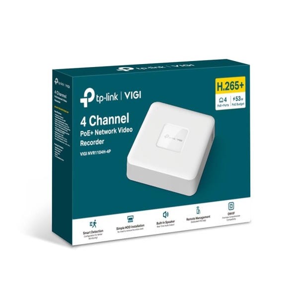 NET VIDEO RECORDER 4CH/VIGI NVR1104H-4P TP-LINK - Image 4