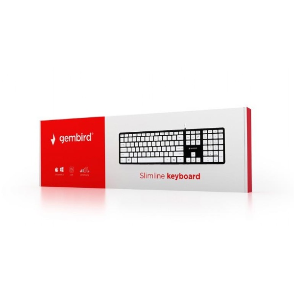 KEYBOARD MULTIMEDIA USB ENG/CHOCOL. KB-MCH-02-BKW GEMBIRD - Image 5