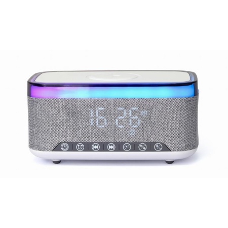 MOBILE CHARGER WRL&ALARM CLOCK/DAC-SPKBT-QC15-GR GEMBIRD - Image 3