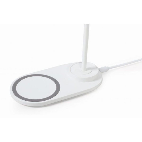 MOBILE CHARGER WRL DESK LAMP/WHT TA-WPC10-LED-01-W GEMBIRD - Image 3