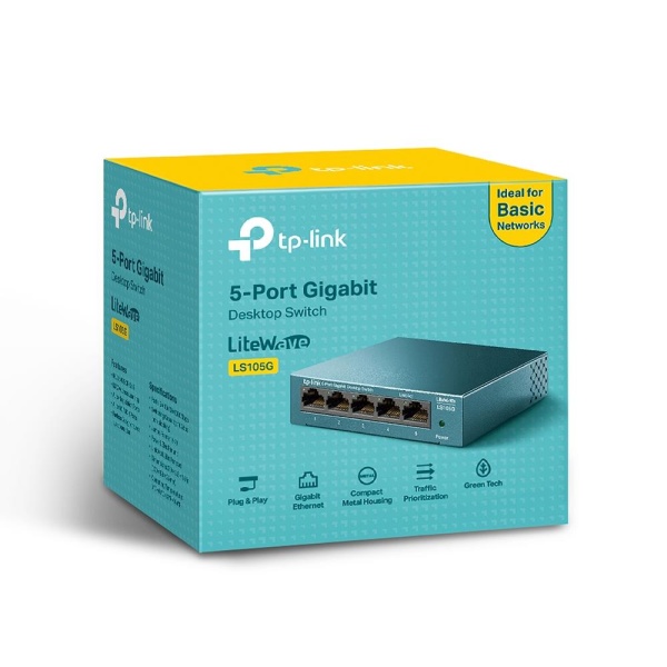 Switch TP-LINK LS105G 5x10Base-T / 100Base-TX / 1000Base-T LS105G - Image 3