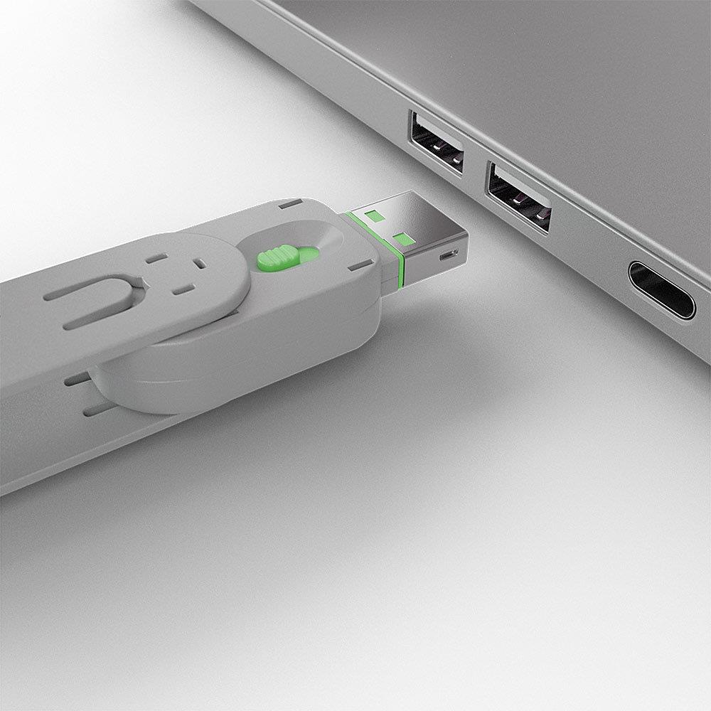 USB PORT BLOCKER KEY/GREEN 40621 LINDY - Image 3