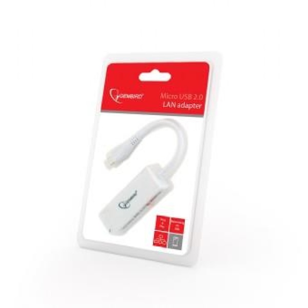 I/O ADAPTER MICRO USB TO LAN/RJ45 NIC-MU2-01 GEMBIRD - Image 2