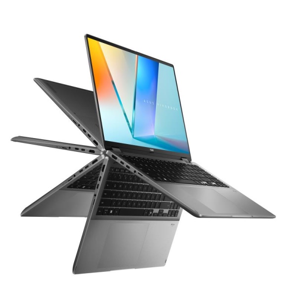 Ultrabook ASUS VivoBook Flip TP3607SA-RJ033W CPU  Core Ultra u7-256V 2200 MHz 16" Touchscreen 2880x1800 RAM 16GB LPDDR5x SSD 1TB Intel Arc Graphics Integrated ENG Card Reader Micro SD Windows 11 Home Grey 1.78 kg 90NB1511-M001U0 - Image 6