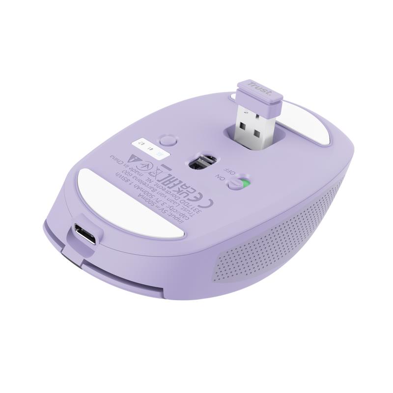 MOUSE USB OPTICAL WRL OZAA/PURPLE 25384 TRUST - Image 5