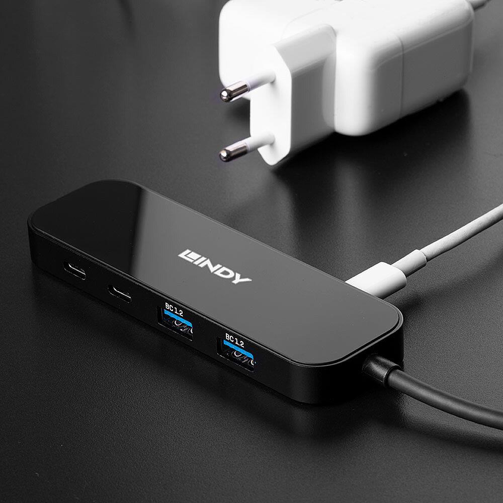 I/O HUB USB-C 4PORT/43334 LINDY - Image 3