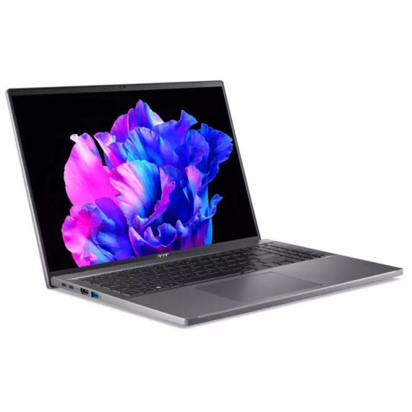 Notebook ACER Swift SFG16-71-5363 CPU  Core i5 i5-1335U 1300 MHz 16" 3200x2000 RAM 16GB DDR5 SSD 512GB Intel Iris Xe Graphics Integrated ENG Card Reader microSD Windows 11 Home Steel Grey 1.6 kg NX.KFSEL.001 - Image 4