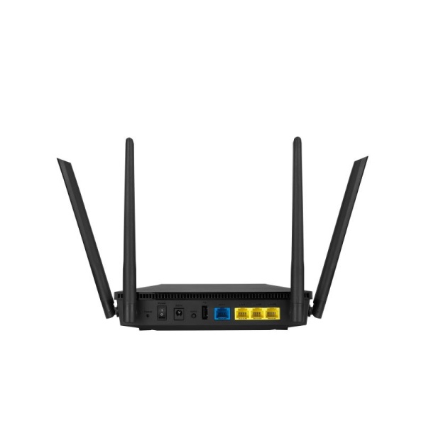 Wireless Router ASUS Wireless Router 1800 Mbps Wi-Fi 6 USB 1 WAN 3x10/100/1000M Number of antennas 4 RT-AX53U - Image 2