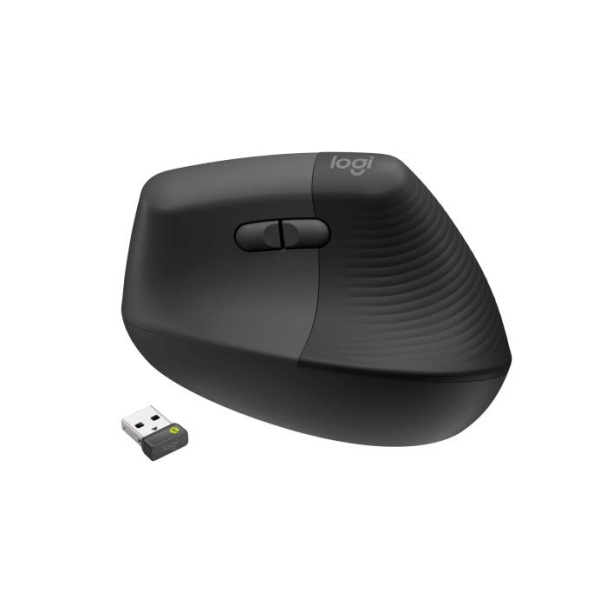 MOUSE USB OPTICAL WRL VERTICAL/BLACK RIGH 910-006494 LOGITECH - Image 2