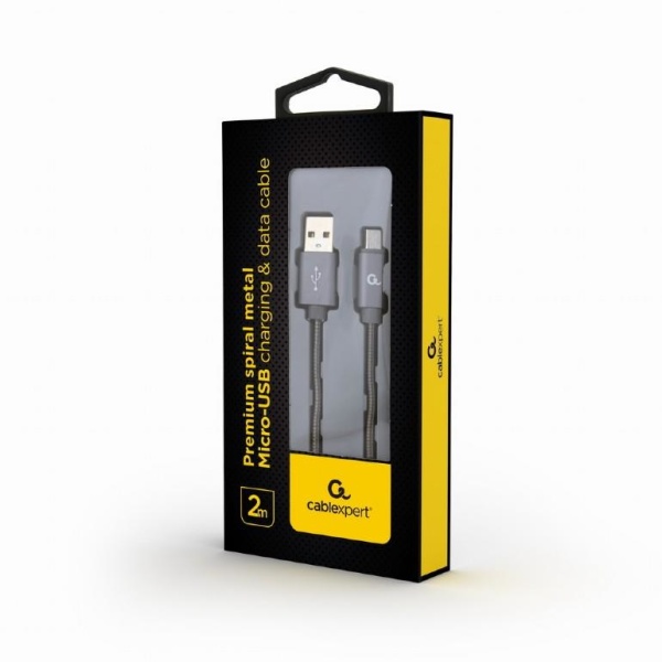 CABLE USB2 TO MICRO-USB 2M/CC-USB2S-AMMBM-2M-BG GEMBIRD - Image 2