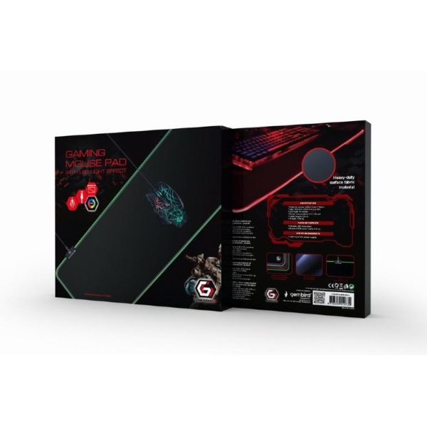 MOUSE PAD GAMING LED LARGE/MP-GAMELED-L GEMBIRD - Image 2