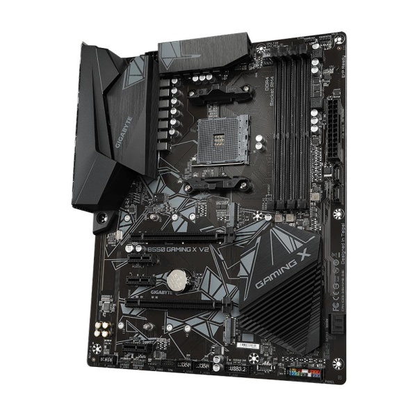 Mainboard GIGABYTE AMD B550 SAM4 ATX Memory DDR4 Memory slots 4 3xPCI-Express 3.0 1x 1xPCI-Express 3.0 2x 1xPCI-Express 4.0 16x 2xM.2 1xDVI-D 1xHDMI 2xAudio-In 1xAudio-Out 2xUSB 2.0 4xUSB 3.2 1xPS/2 1xRJ45 B550GAMINGXV21.3 - Image 2