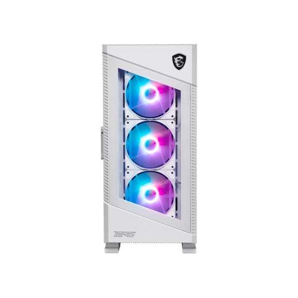 Case MSI MPG VELOX 100R WHITE MidiTower Case product features Transparent panel Not included Colour White MPGVELOX100RWHITE - Image 2