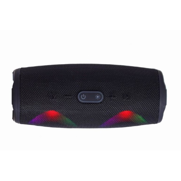 Portable Speaker GEMBIRD Black Portable/Wireless 1xAudio-In 1xUSB 2.0 1xMicroSD Card Slot Bluetooth SPK-BT-LED-02 - Image 2