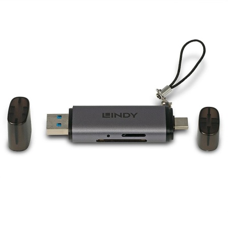 MEMORY READER USB3.2 C & A SD/43335 LINDY - Image 2