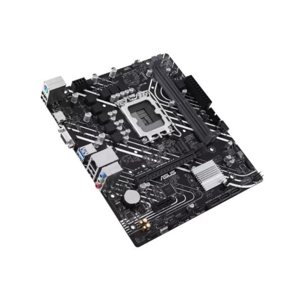 Mainboard ASUS Intel H610 LGA1700 Micro-ATX Memory DDR5 Memory slots 2 1xPCI-Express 3.0 1x 1xPCI-Express 4.0 16x 1xM.2 1x15pin D-sub 1xHDMI 4xUSB 2.0 2xUSB 3.2 1xPS/2 1xRJ45 3xAudio port PRIMEH610M-K - Image 4