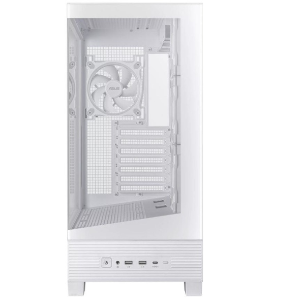 Case ASUS ASUS A31 PLUS Case MidiTower Case product features Transparent panel ATX BTX MicroATX MiniITX Colour White A31PLUSTGARGBWHITE - Image 4