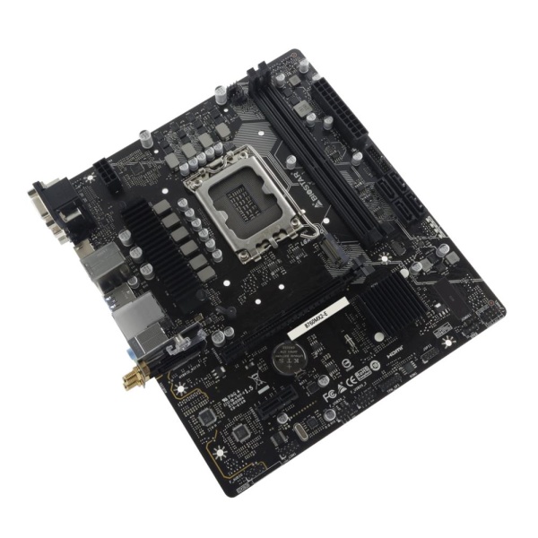 Mainboard BIOSTAR Intel B760 Express LGA1700 Micro-ATX Memory DDR5 Memory slots 2 1xPCI-Express 3.0 1x 1xPCI-Express 4.0 16x 2xM.2 1x15pin D-sub 1xDVI-D 1xHDMI 4xUSB 2.0 2xUSB 3.2 1xPS/2 1xRJ45 3xAudio port B760MX2-E - Image 4