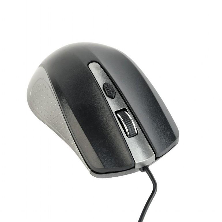 MOUSE USB OPTICAL GREY/BLACK/MUS-4B-01-GB GEMBIRD - Image 2