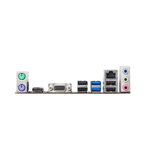 Mainboard BIOSTAR Intel H510 LGA1200 MicroATX Memory DDR4 Memory slots 2 2xPCI-Express 3.0 1x 1xPCI-Express 4.0 16x 1xM.2 1x15pin D-sub 1xHDMI 2xAudio-In 1xAudio-Out 4xUSB 2.0 2xUSB 3.2 2xPS/2 1xRJ45 H510MHP2.0 - Image 3