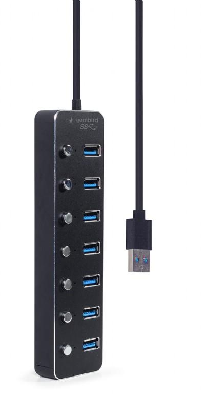 I/O HUB USB3 7PORT/UHB-U3P7P-01 GEMBIRD - Image 2