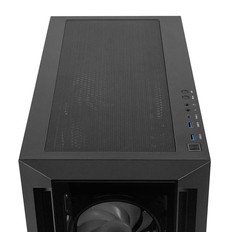 Case CHIEFTEC APEX ARGB MidiTower Not included ATX MicroATX MiniITX Colour Black GA-01B-TG-OP - Image 4