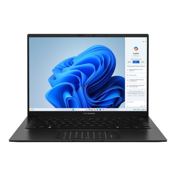 Notebook ASUS ZenBook Series 14 OLED UM3406KA-PP164W CPU  Ryzen AI 7 350 2000 MHz 14" 2880x1800 RAM 32GB LPDDR5x SSD 1TB AMD Radeon Graphics Integrated ENG NumberPad Windows 11 Home Black 1.2 kg 90NB14U1-M009E0 - Image 2