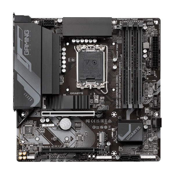 Mainboard GIGABYTE Intel B760 Express LGA1700 Micro-ATX Memory DDR4 Memory slots 4 1xPCI-Express 3.0 16x 1xPCI-Express 4.0 16x 2xM.2 1xHDMI 1xDisplayPort 5xUSB 2.0 3xUSB 3.2 3xAudio port B760MGAMINGXDDR4 - Image 2