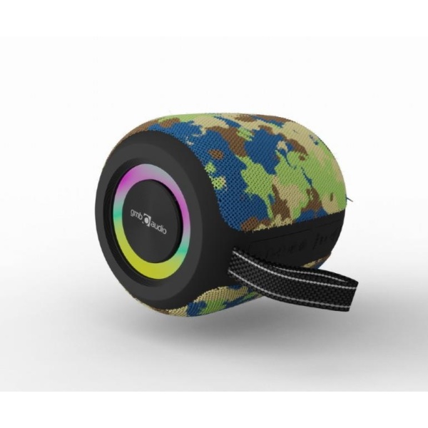 Portable Speaker GEMBIRD Camouflage Portable/Wireless Bluetooth SPK-BT-LED-05-CM