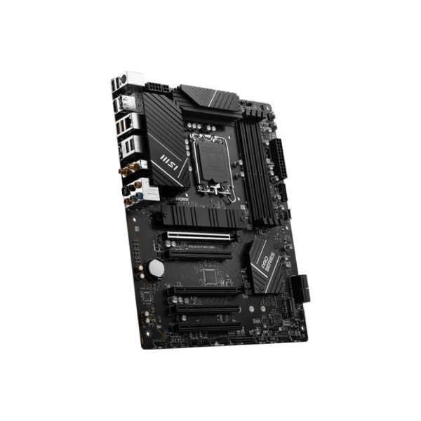 Mainboard MSI Intel B760 Express LGA1700 ATX Memory DDR4 Memory slots 4 5xPCI-Express 5.0 16x 2xM.2 1xHDMI 1xDisplayPort 4xUSB 2.0 2xUSB 3.2 1xUSB-C 1xPS/2 1xOptical S/PDIF 1xRJ45 5xAudio port PROB760-PWIFIDDR4 - Image 4