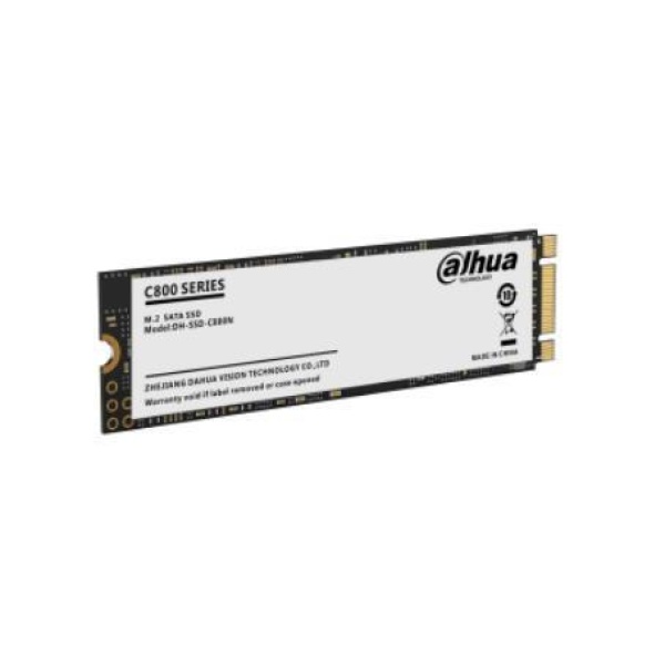SSD DAHUA 512GB M.2 SATA 3D NAND Write speed 450 MBytes/sec Read speed 530 MBytes/sec 2.2mm TBW 200 TB MTBF 1500000 hours SSD-C800N512G