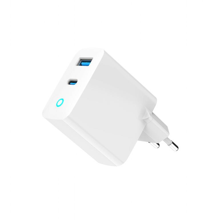 CHARGER USB 30W 2PORT/TA-UC-PDQC30L-W-01 GEMBIRD - Image 2