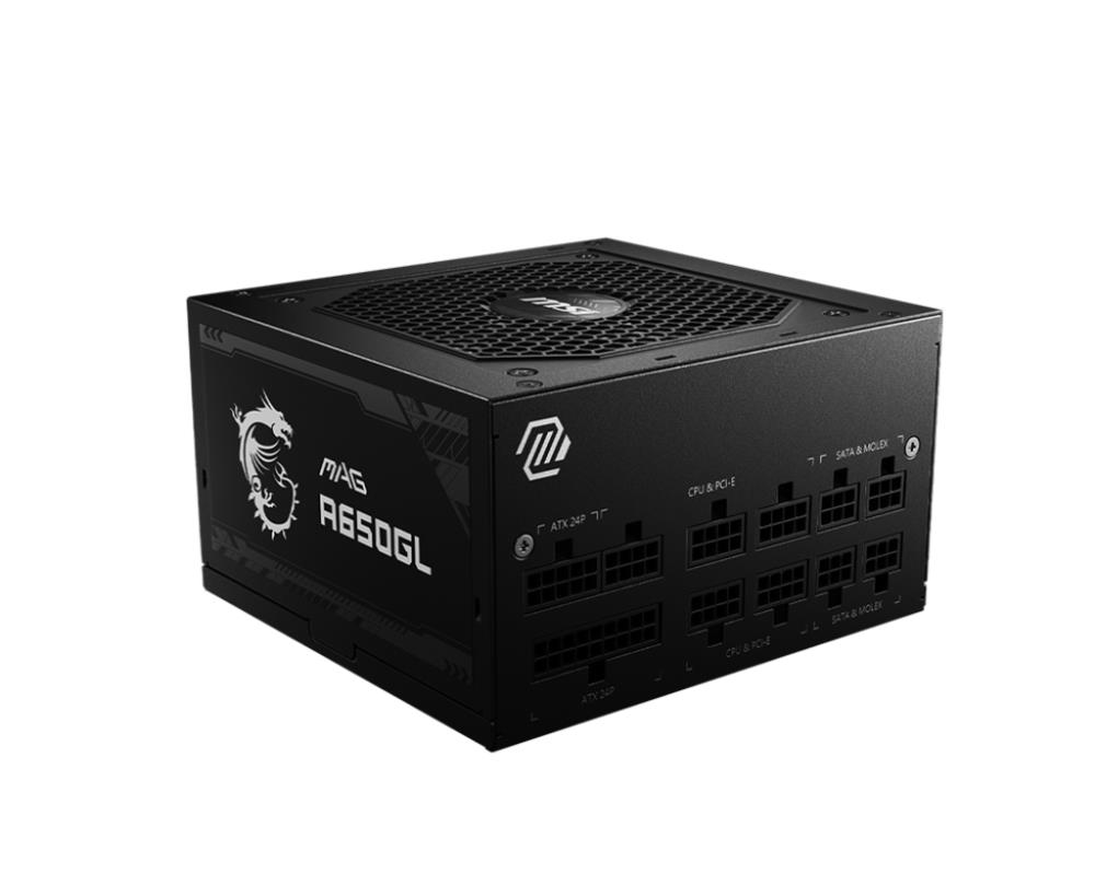 Power Supply MSI 650 Watts Efficiency 80 PLUS GOLD PFC Active MTBF 1500000 hours MAGA650GL - Image 3