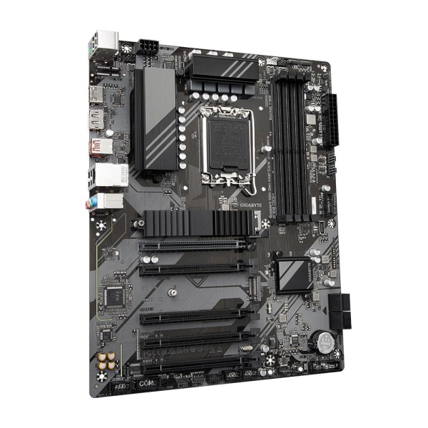 Mainboard GIGABYTE Intel B760 Express LGA1700 ATX Memory DDR5 Memory slots 4 4xPCI-Express 3.0 1x 1xPCI-Express 4.0 16x 2xM.2 1xHDMI 1xDisplayPort 4xUSB 2.0 1xUSB 3.2 1xUSB-C 1xPS/2 1xRJ45 3xAudio port B760DS3H - Image 3