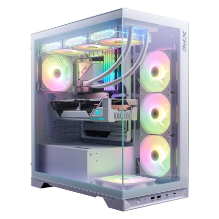 Case ADATA INVADER X BTF MidiTower Case product features Transparent panel ATX MicroATX MiniITX Colour White INVADERXBTFMT-WHCWW - Image 2