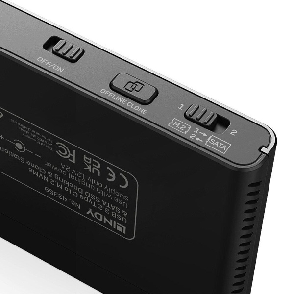 I/O DOCKING &CLONE STATION/USB3.2 TO M.2&SATA 43359 LINDY - Image 4