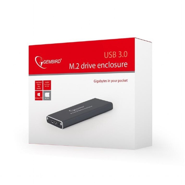 HDD CASE EXT. USB3 M.2/BLACK EE2280-U3C-01 GEMBIRD - Image 4