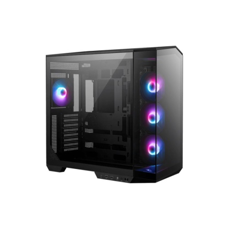 Case MSI MAG PANO 100R PZ MidiTower Case product features Transparent panel ATX MicroATX MiniITX Colour Black MAGPANO100RPZ
