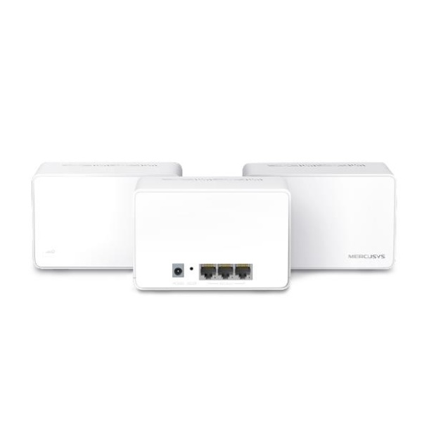 Wireless Router MERCUSYS Wireless Router 3-pack 3000 Mbps Mesh 3x10/100/1000M HALOH80X(3-PACK) - Image 2