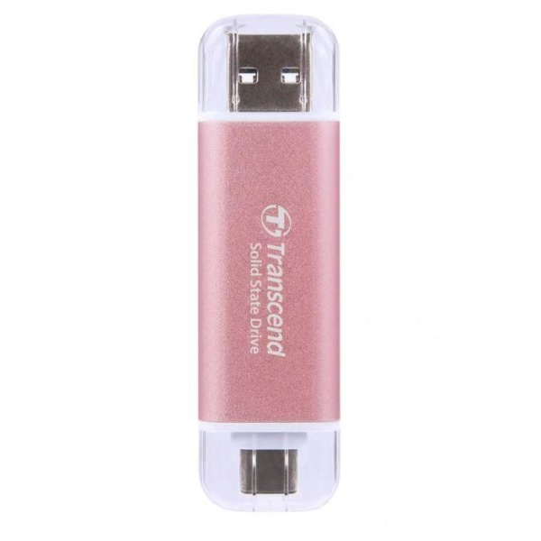 External SSD TRANSCEND ESD310 1TB USB-C USB 3D NAND Write speed 950 MBytes/sec Read speed 1050 MBytes/sec TS1TESD310P