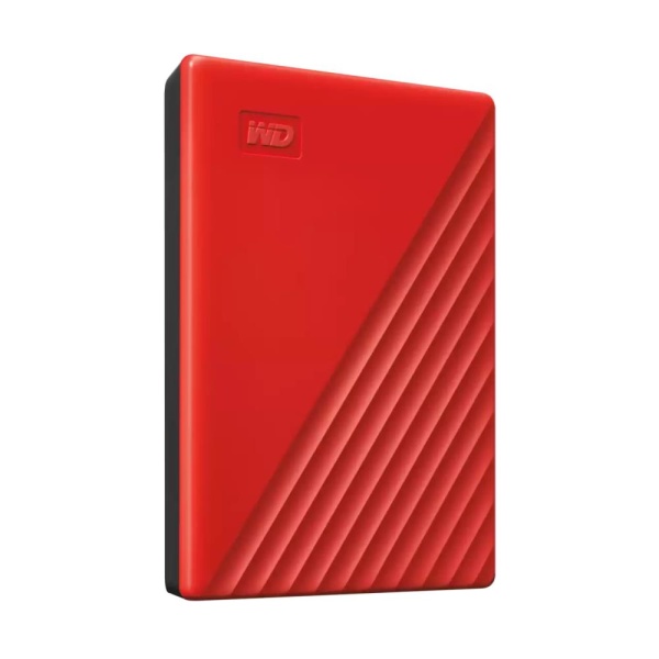 External HDD WESTERN DIGITAL My Passport 2TB USB 2.0 USB 3.0 USB 3.2 Colour Red WDBYVG0020BRD-WESN - Image 5