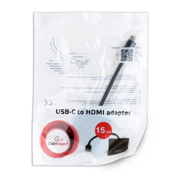 I/O ADAPTER USB-C TO HDMI/A-CM-HDMIF-01 GEMBIRD - Image 2