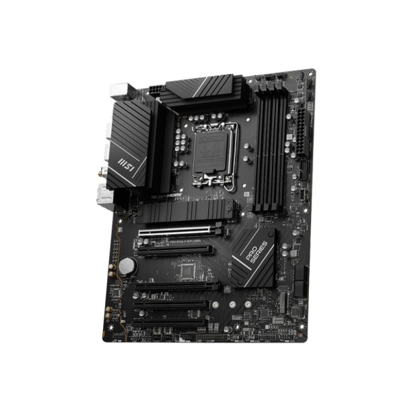Mainboard MSI Intel B760 Express LGA1700 ATX Memory DDR4 Memory slots 4 5xPCI-Express 5.0 16x 2xM.2 1xHDMI 1xDisplayPort 4xUSB 2.0 2xUSB 3.2 1xUSB-C 1xPS/2 1xOptical S/PDIF 1xRJ45 5xAudio port PROB760-PWIFIDDR4 - Image 3