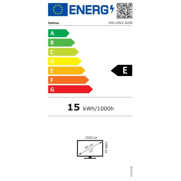 LCD Monitor DAHUA DHI-LM22-A200 22" Panel VA 1920x1080 16:9 60Hz 5 ms LM22-A200 - Image 2