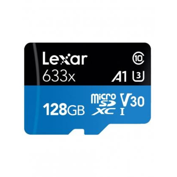 MEMORY MICRO SDXC 128GB UHS-I/W/ADAPTER LSDMI128BB633A LEXAR - Image 2