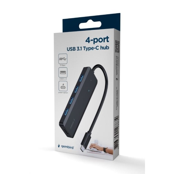 I/O HUB USB-C 4PORT/UHB-CM-U3P4P-01 GEMBIRD - Image 3