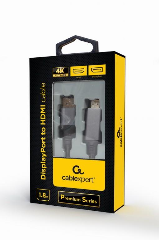 CABLE DISPLAY PORT TO HDMI/1.8M CC-DP-HDMI-4K-6 GEMBIRD - Image 2