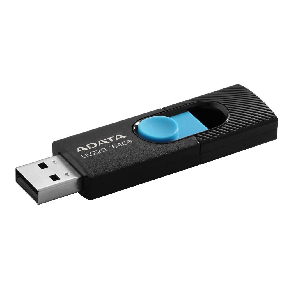MEMORY DRIVE FLASH USB2 64GB/BLUE AUV220-64G-RBKBL ADATA - Image 2
